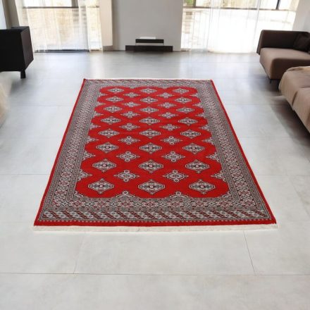 Pakistanska preproga bordo Bukhara 153x245 Ročno vozlana orientalska preproga