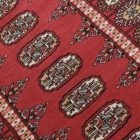 Pakistanska preproga roza Bukhara 77x130 Ročno vozlana orientalska preproga