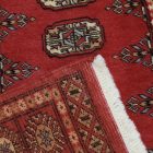 Pakistanska preproga roza Bukhara 77x130 Ročno vozlana orientalska preproga