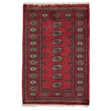 Pakistanska preproga roza Bukhara 81x119 Ročno vozlana orientalska preproga