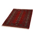 Pakistanska preproga roza Bukhara 81x119 Ročno vozlana orientalska preproga