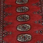 Pakistanska preproga roza Bukhara 81x119 Ročno vozlana orientalska preproga