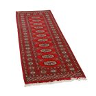 Tekač preproga bordo Bukhara 66x181 ročno vozlana preproga za hodnik