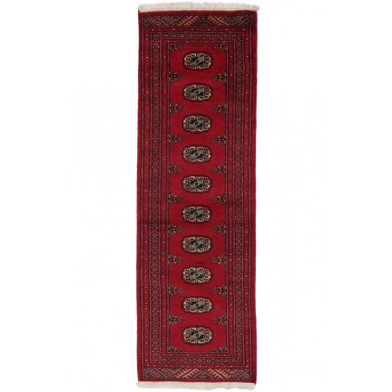 Tekači preproga bordo Bukhara 63x196 ročno vozlana preproga za hodnik