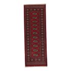 Tekač preproga bordo Bukhara 65x180 ročno vozlana preproga za hodnik