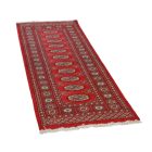 Tekač preproga bordo Bukhara 65x180 ročno vozlana preproga za hodnik