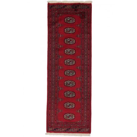 Tekači preproga bordo Bukhara 62x180 ročno vozlana preproga za hodnik
