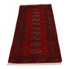 Tekač preproga bordo Bukhara 62x180 ročno vozlana preproga za hodnik