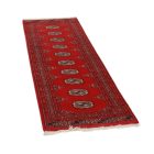 Tekač preproga bordo Bukhara 62x180 ročno vozlana preproga za hodnik