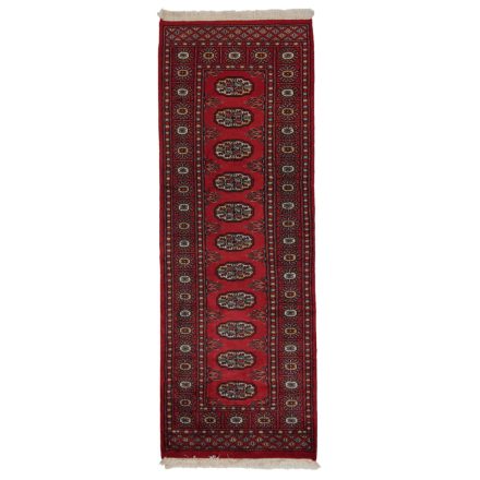 Tekači preproga bordo Bukhara 63x180 ročno vozlana preproga za hodnik