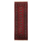 Tekač preproga bordo Bukhara 63x180 ročno vozlana preproga za hodnik