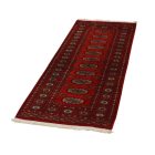 Tekač preproga bordo Bukhara 63x180 ročno vozlana preproga za hodnik