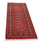 Tekač preproga bordo Bukhara 63x180 ročno vozlana preproga za hodnik