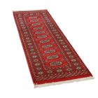 Tekač preproga bordo Bukhara 63x180 ročno vozlana preproga za hodnik