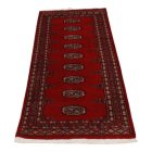 Tekač preproga bordo Bukhara 63x178 ročno vozlana preproga za hodnik