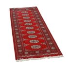 Tekač preproga bordo Bukhara 63x181 ročno vozlana preproga za hodnik