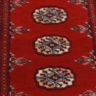Tekač preproga bordo Bukhara 63x181 ročno vozlana preproga za hodnik