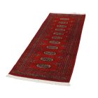 Tekač preproga bordo Bukhara 63x183 ročno vozlana preproga za hodnik