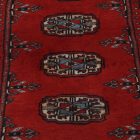 Tekač preproga bordo Bukhara 63x183 ročno vozlana preproga za hodnik