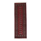 Tekač preproga bordo Bukhara 65x188 ročno vozlana preproga za hodnik