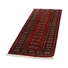 Tekač preproga bordo Bukhara 65x188 ročno vozlana preproga za hodnik
