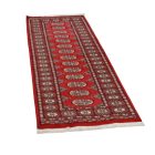 Tekač preproga bordo Bukhara 65x188 ročno vozlana preproga za hodnik