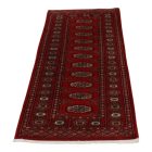 Tekač preproga bordo Bukhara 63x179 ročno vozlana preproga za hodnik