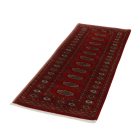 Tekač preproga bordo Bukhara 63x179 ročno vozlana preproga za hodnik