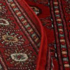 Tekač preproga bordo Bukhara 63x179 ročno vozlana preproga za hodnik
