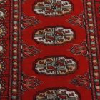 Tekač preproga bordo Bukhara 64x184 ročno vozlana preproga za hodnik