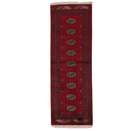 Tekači preproga bordo Bukhara 63x183 ročno vozlana preproga za hodnik