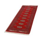 Tekač preproga bordo Bukhara 63x183 ročno vozlana preproga za hodnik