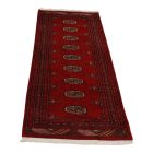 Tekač preproga bordo Bukhara 63x183 ročno vozlana preproga za hodnik