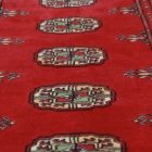 Tekač preproga bordo Bukhara 63x183 ročno vozlana preproga za hodnik