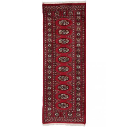 Tekači preproga bordo Bukhara 64x177 ročno vozlana preproga za hodnik
