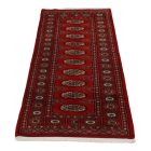 Tekač preproga bordo Bukhara 64x177 ročno vozlana preproga za hodnik