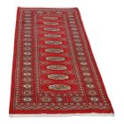 Tekač preproga bordo Bukhara 64x177 ročno vozlana preproga za hodnik