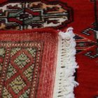 Tekač preproga bordo Bukhara 64x177 ročno vozlana preproga za hodnik
