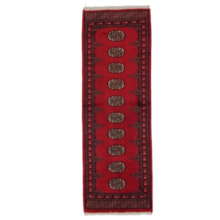 Tekači preproga bordo Bukhara 62x183 ročno vozlana preproga za hodnik