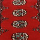 Tekač preproga bordo Bukhara 62x183 ročno vozlana preproga za hodnik