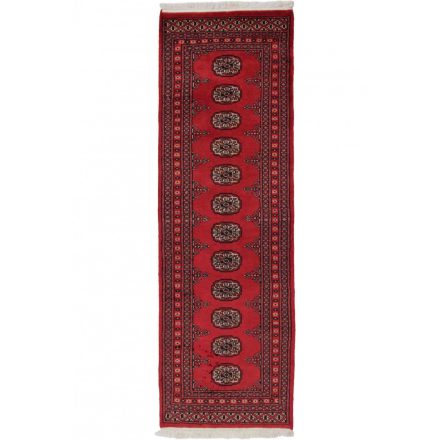 Tekači preproga bordo Bukhara 63x194 ročno vozlana preproga za hodnik