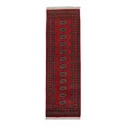 Tekač preproga bordo Bukhara 63x194 ročno vozlana preproga za hodnik
