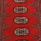 Tekač preproga bordo Bukhara 63x194 ročno vozlana preproga za hodnik