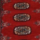 Tekač preproga bordo Bukhara 63x189 ročno vozlana preproga za hodnik