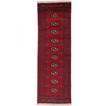 Tekači preproga bordo Bukhara 62x186 ročno vozlana preproga za hodnik