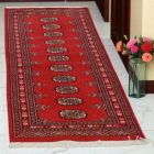 Tekač preproga bordo Bukhara 65x171 ročno vozlana preproga za hodnik