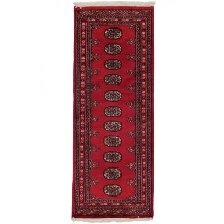 Tekači preproga bordo Bukhara 65x171 ročno vozlana preproga za hodnik