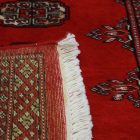 Tekač preproga bordo Bukhara 65x171 ročno vozlana preproga za hodnik