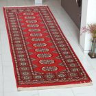 Tekač preproga bordo Bukhara 60x175 ročno vozlana preproga za hodnik