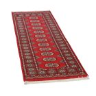 Tekač preproga bordo Bukhara 60x175 ročno vozlana preproga za hodnik